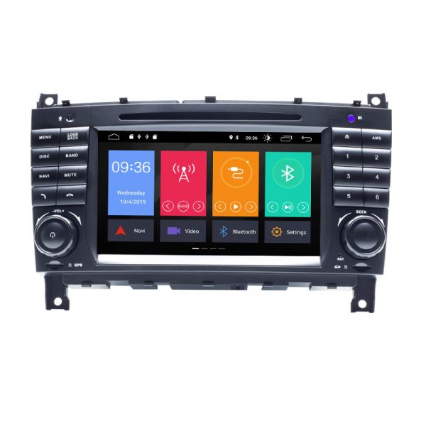 Mercedes Benz C-Class W203 2004 - 2007 CLK W209 7 inch GPS Navigation  Bluetooth Radio Unit System - Kakadi